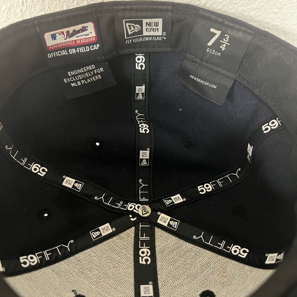 VINTAGE St. Louis Cardinals Hat Cap 7 3/4 New Era Blue Red MLB Baseball USA - Picture 2 of 3